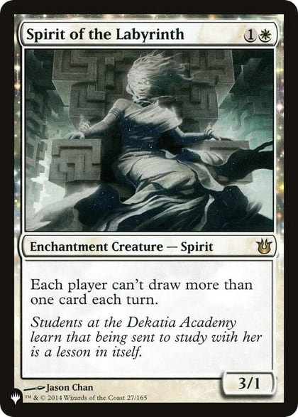 Spirit of the Labyrinth, The List Reprints 27/165