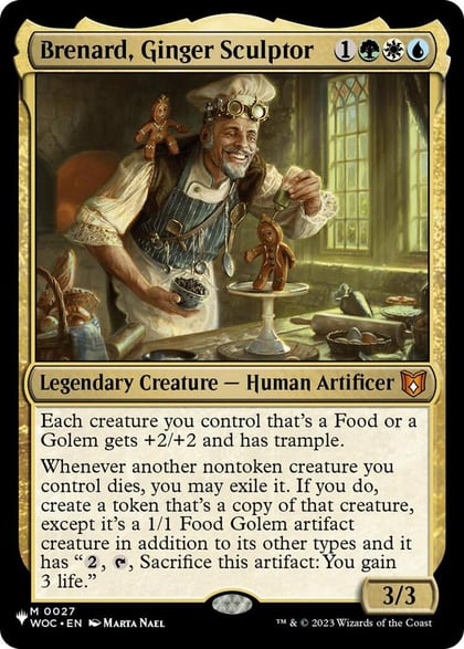 Brenard, Ginger Sculptor, The List Reprints 27