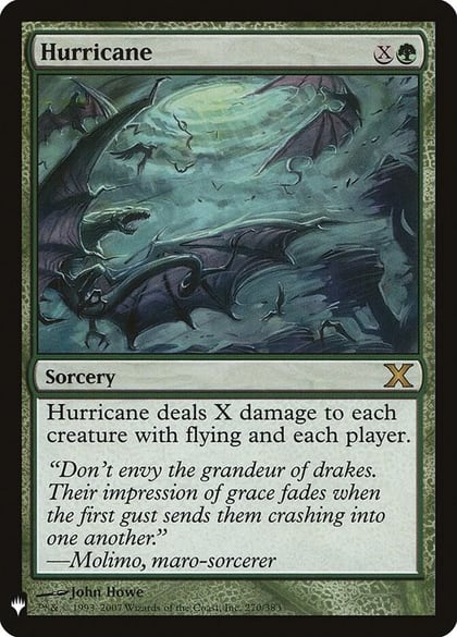 Hurricane, The List Reprints 270/383