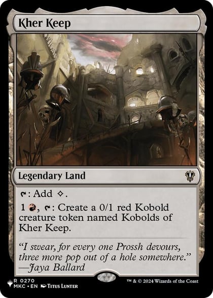 Kher Keep (MKC), The List Reprints 270