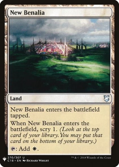 New Benalia, The List Reprints 270