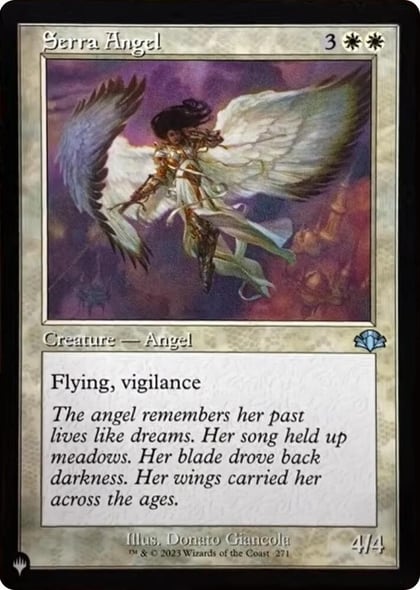 Serra Angel (Retro Frame), The List Reprints 271/261