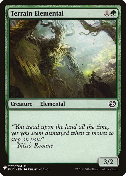 Terrain Elemental, The List Reprints 272