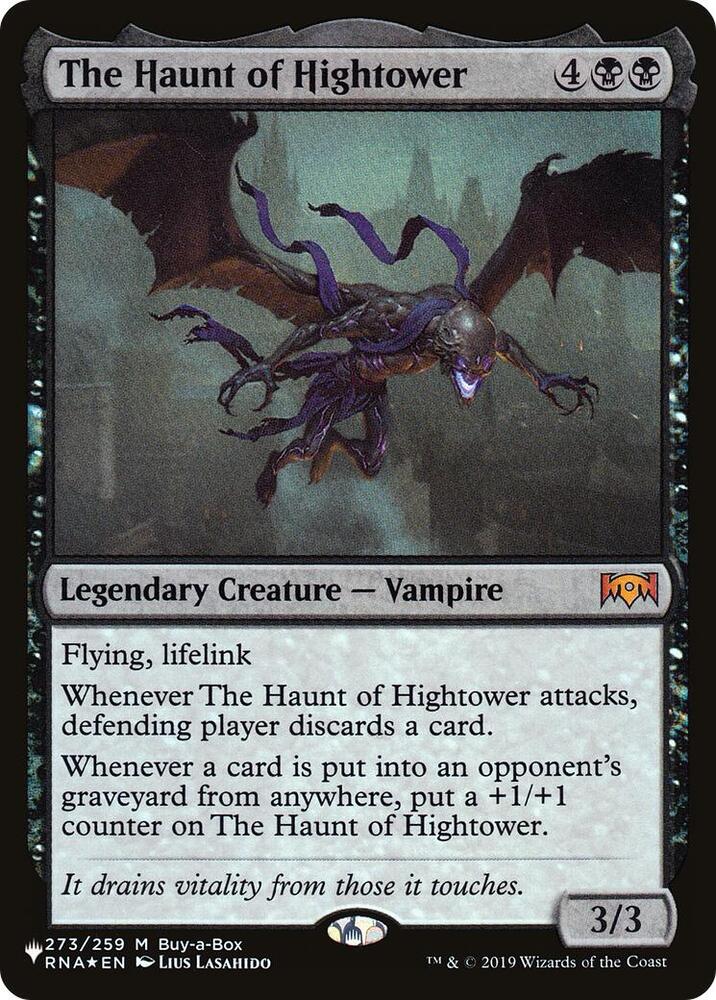 The Haunt of Hightower, The List Reprints 273/259
