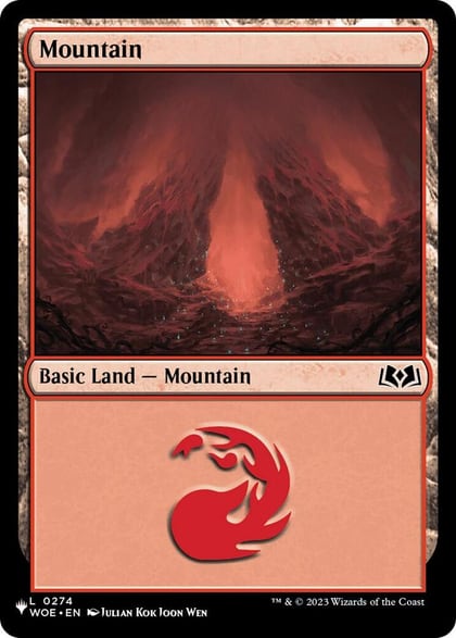 Mountain (0274) (WOE), The List Reprints 274