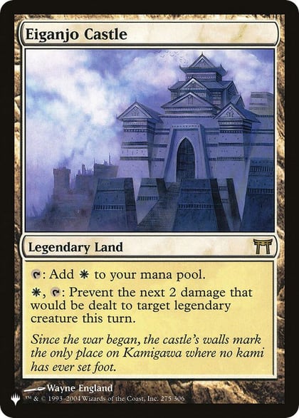 Eiganjo Castle, The List Reprints 275/306