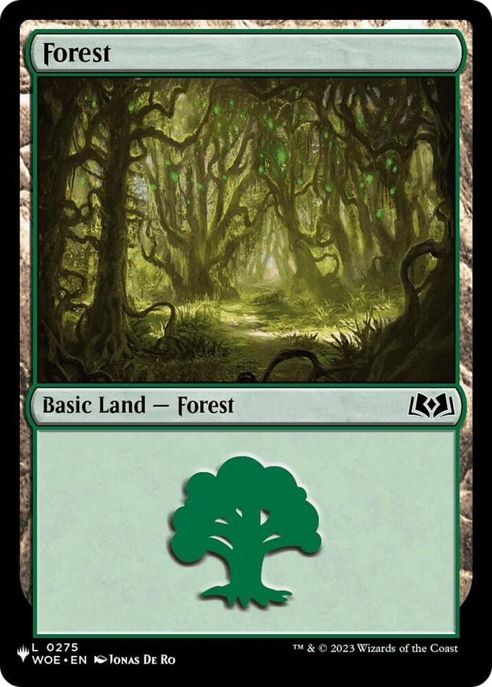 Forest (0275) (WOE), The List Reprints 275