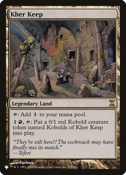 Kher Keep (TSP), The List Reprints 275/301