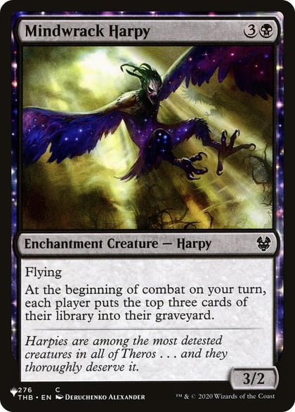 Mindwrack Harpy, The List Reprints 276/254