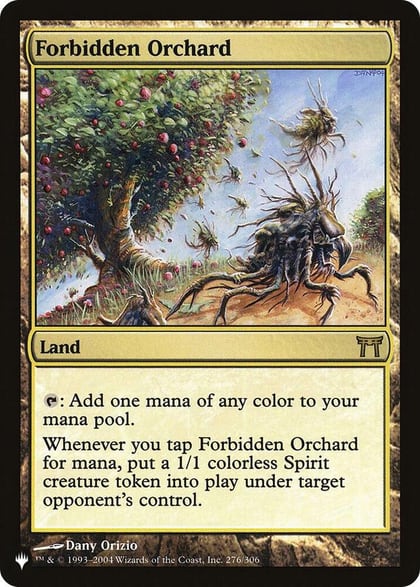 Forbidden Orchard, The List Reprints 276/306