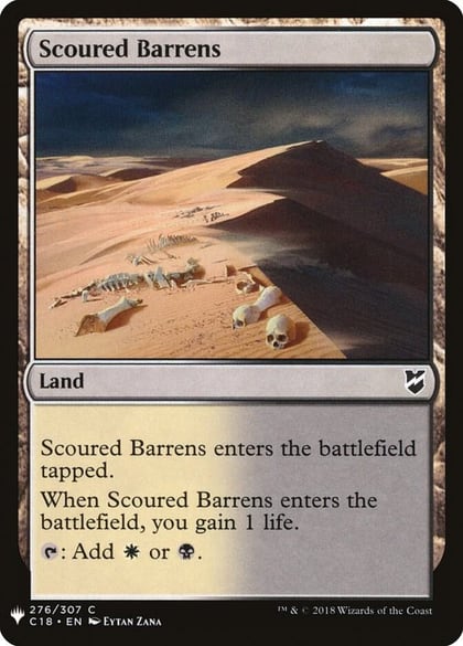 Scoured Barrens, The List Reprints 276