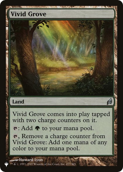 Vivid Grove, The List Reprints 277