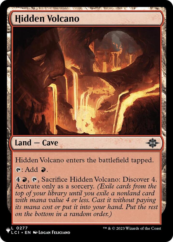 Hidden Volcano, The List Reprints 277