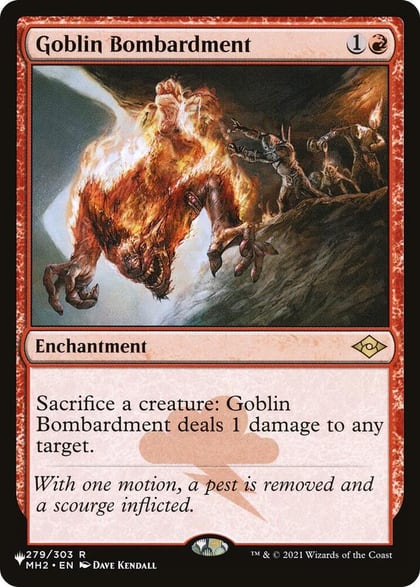 Goblin Bombardment (MH2), The List Reprints 279
