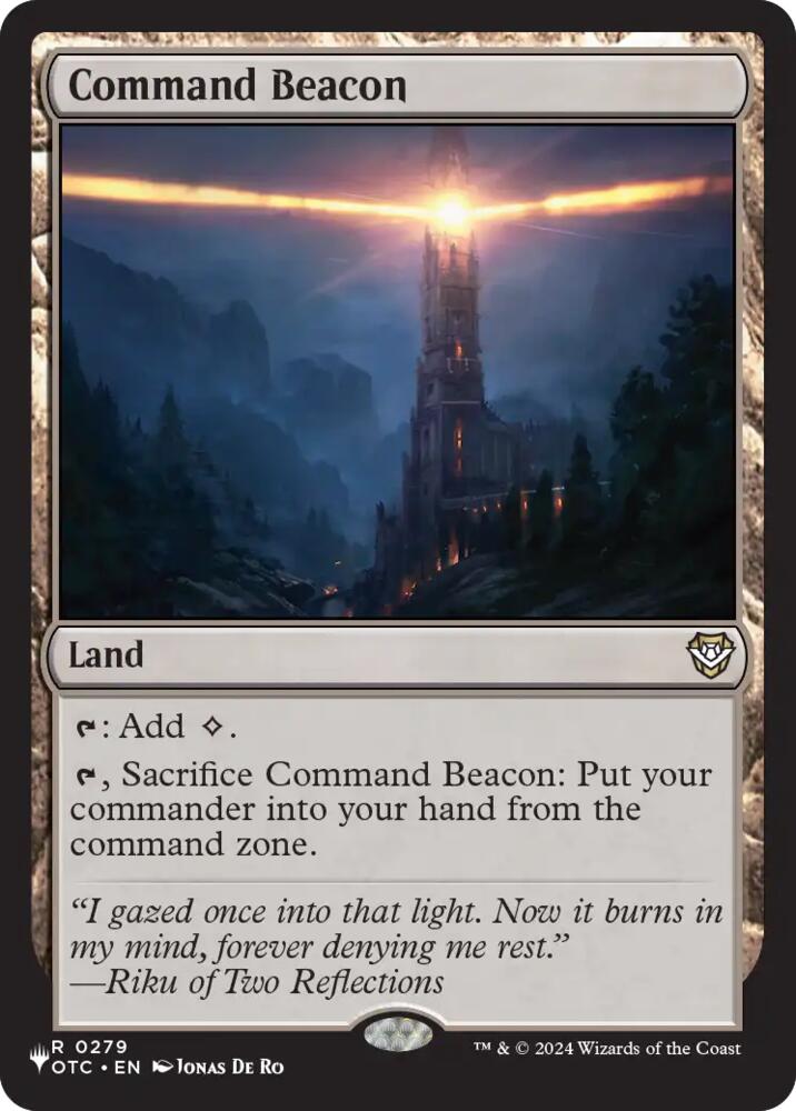 Command Beacon (OTC), The List Reprints 279