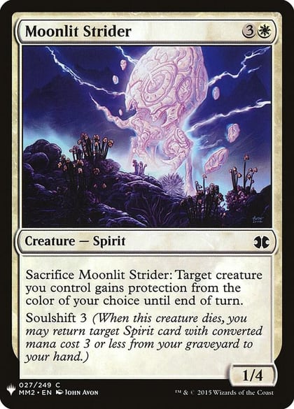 Moonlit Strider, The List Reprints 27