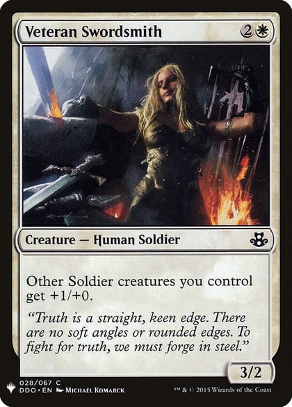 Veteran Swordsmith, The List Reprints 28