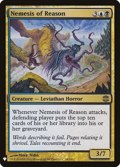 Nemesis of Reason, The List Reprints 28/145