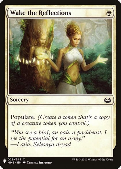 Wake the Reflections, The List Reprints 28