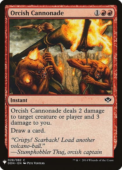 Orcish Cannonade, The List Reprints 28