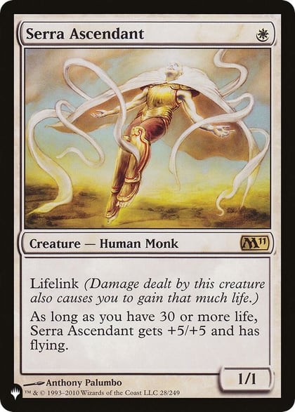 Serra Ascendant, The List Reprints 28