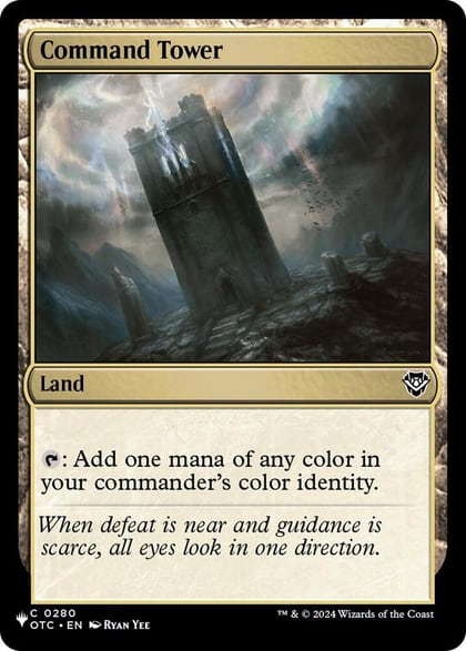 Command Tower (OTC), The List Reprints 280