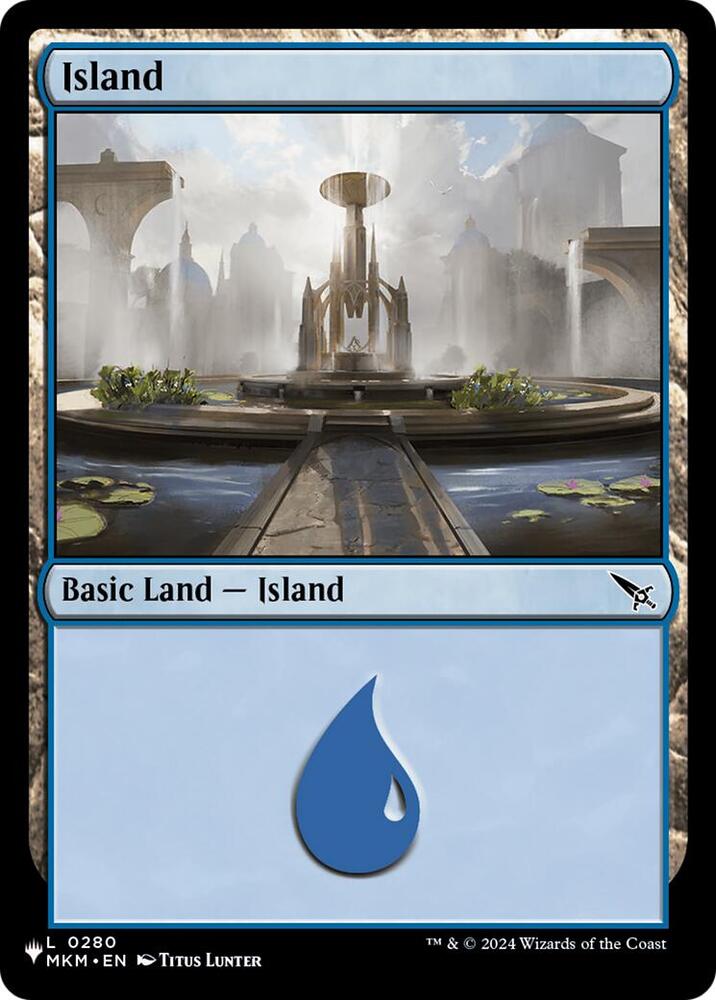 Island (MKM), The List Reprints 280