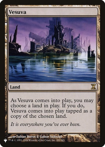 Vesuva, The List Reprints 281/301