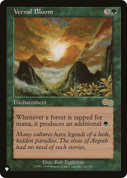 Vernal Bloom, The List Reprints 281/350