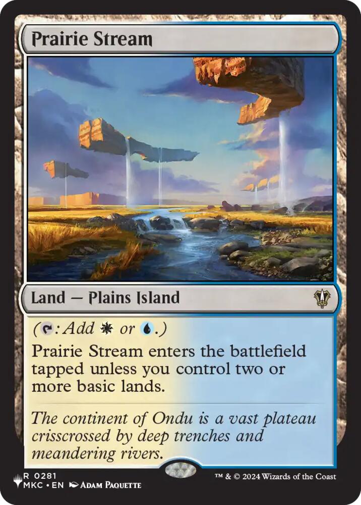 Prairie Stream, The List Reprints 281