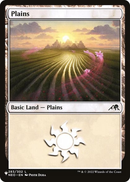 Plains (NEO), The List Reprints 283/302