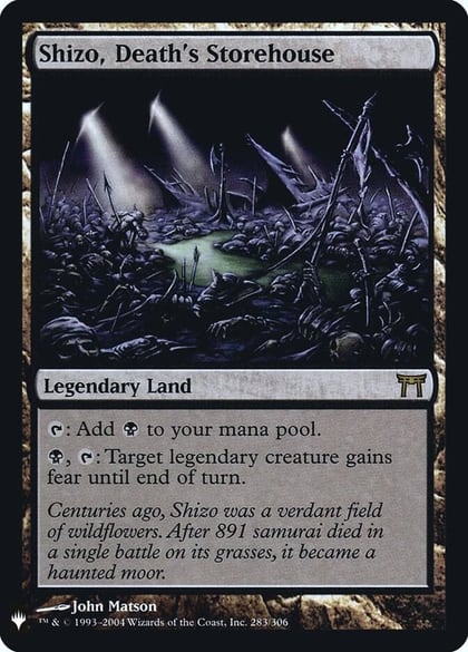 Shizo, Death's Storehouse, The List Reprints 283