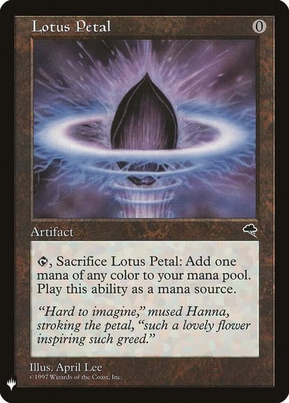Lotus Petal, The List Reprints 284