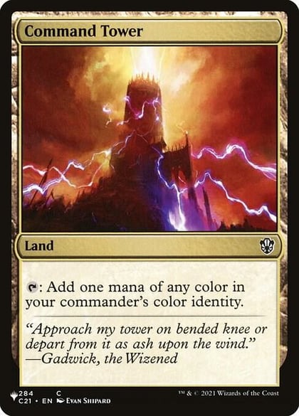 Command Tower (C21), The List Reprints 284