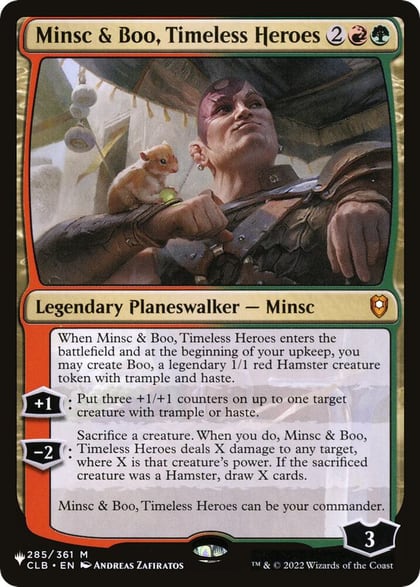 Minsc & Boo, Timeless Heroes, The List Reprints 285/361