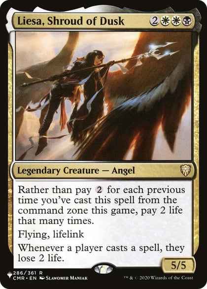 Liesa, Shroud of Dusk, The List Reprints 286/361