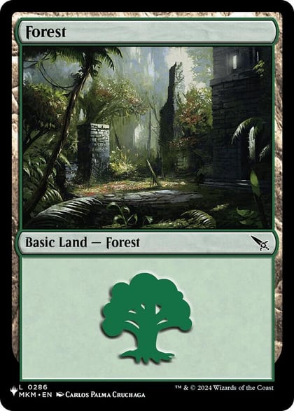 Forest (MKM), The List Reprints 286