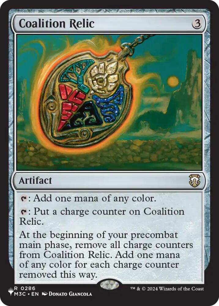 Coalition Relic (M3C), The List Reprints 286