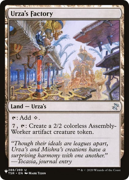 Urza's Factory, The List Reprints 288/289
