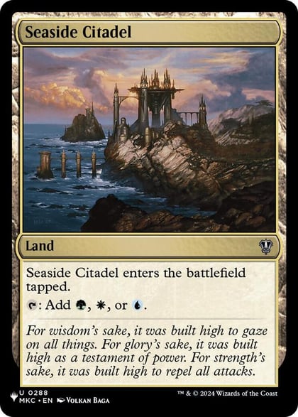Seaside Citadel (MKC), The List Reprints 288