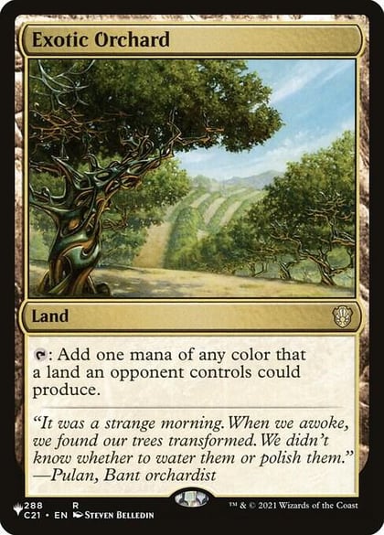 Exotic Orchard (C21), The List Reprints 288