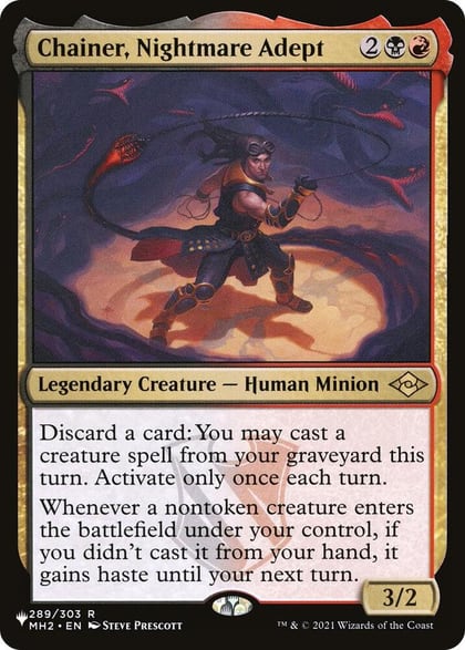 Chainer, Nightmare Adept, The List Reprints 289/303