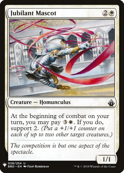 Jubilant Mascot, The List Reprints 28