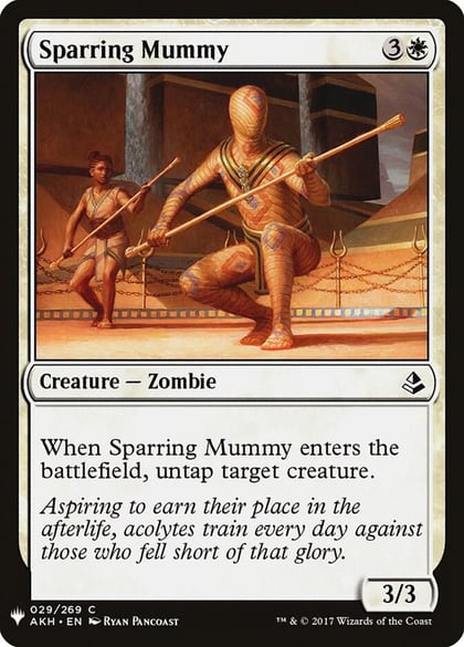 Sparring Mummy, The List Reprints 29