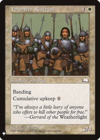 Volunteer Reserves, The List Reprints 29