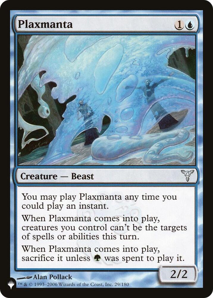 Plaxmanta, The List Reprints 29/180