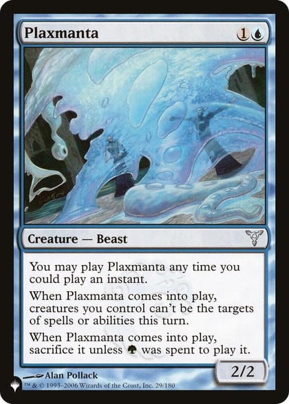 Plaxmanta, The List Reprints 29/180