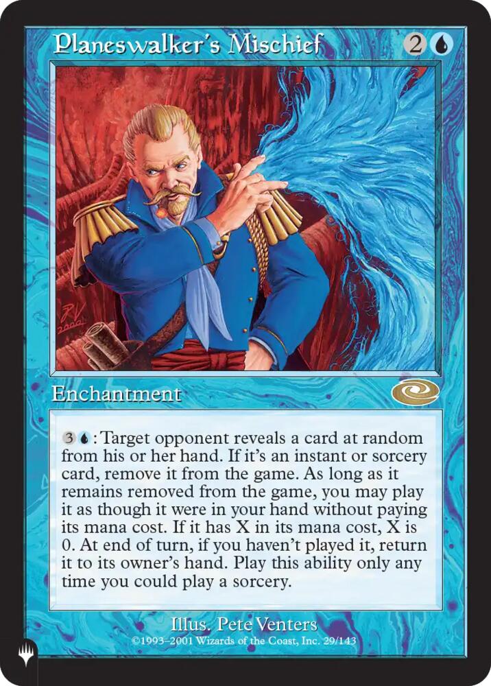 Planeswalker's Mischief, The List Reprints 29