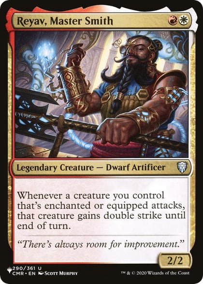 Reyav, Master Smith, The List Reprints 290/361