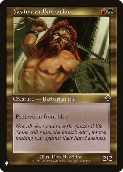 Yavimaya Barbarian, The List Reprints 290/350